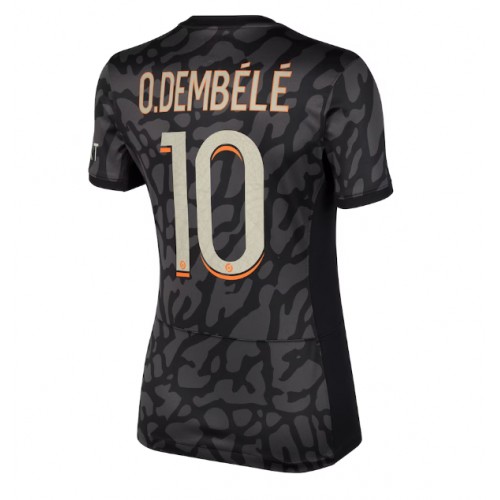 Dámy Fotbalový dres Paris Saint-Germain Ousmane Dembele #10 2023-24 Třetí Krátký Rukáv
